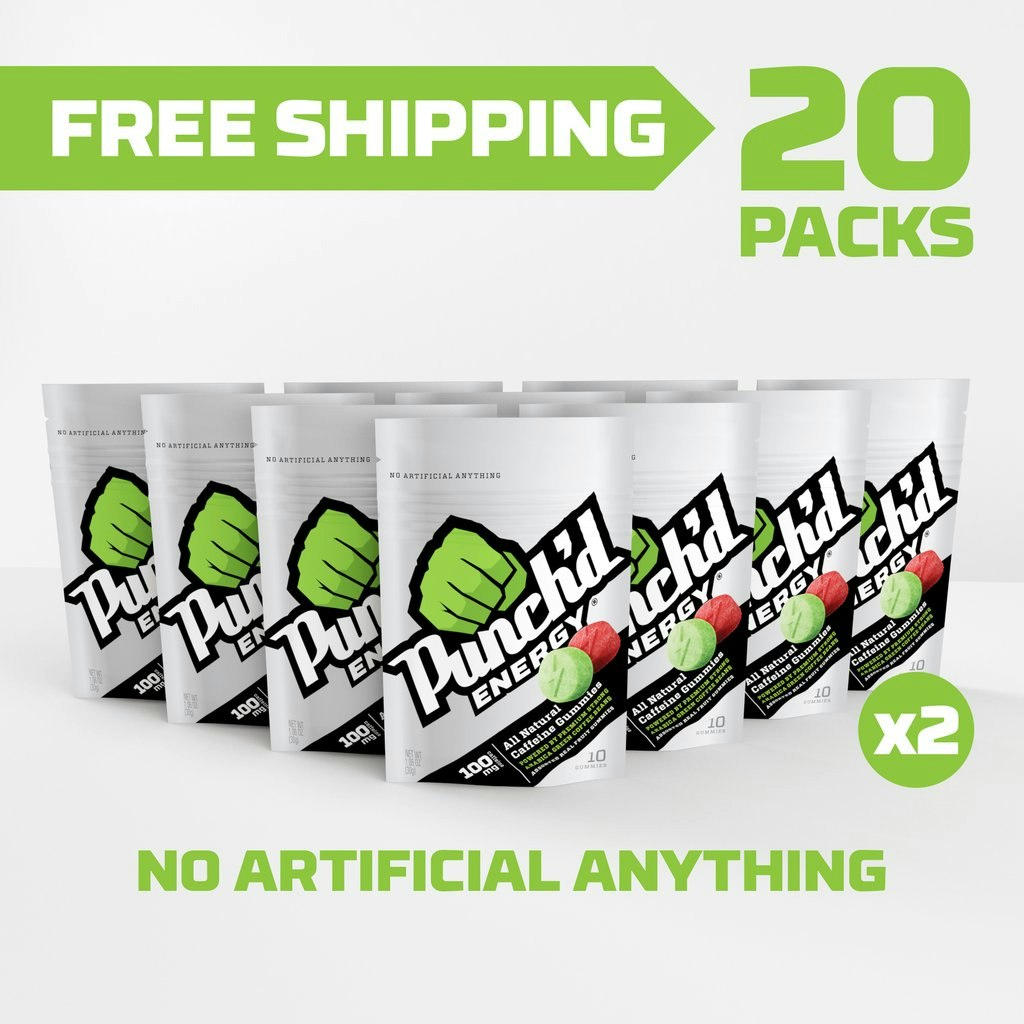 Punch'd Energy Caffeine Gummies gallery image