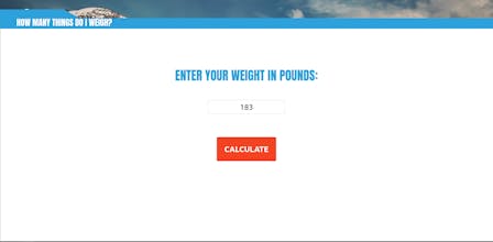 How Many Things Do I Weigh? gallery image