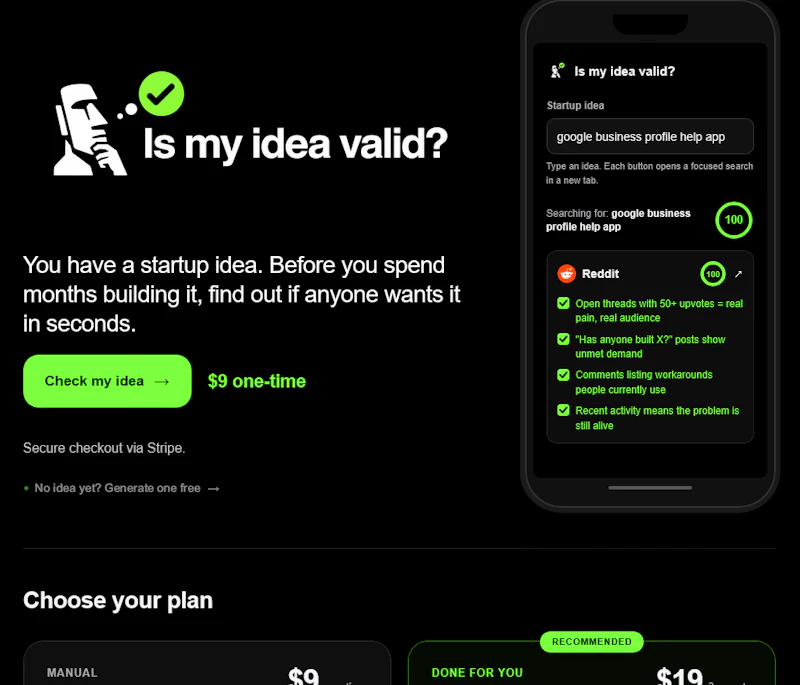Is My Idea Valid? Startup Idea Validator screenshot 4