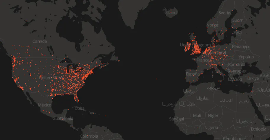 Redhead Map