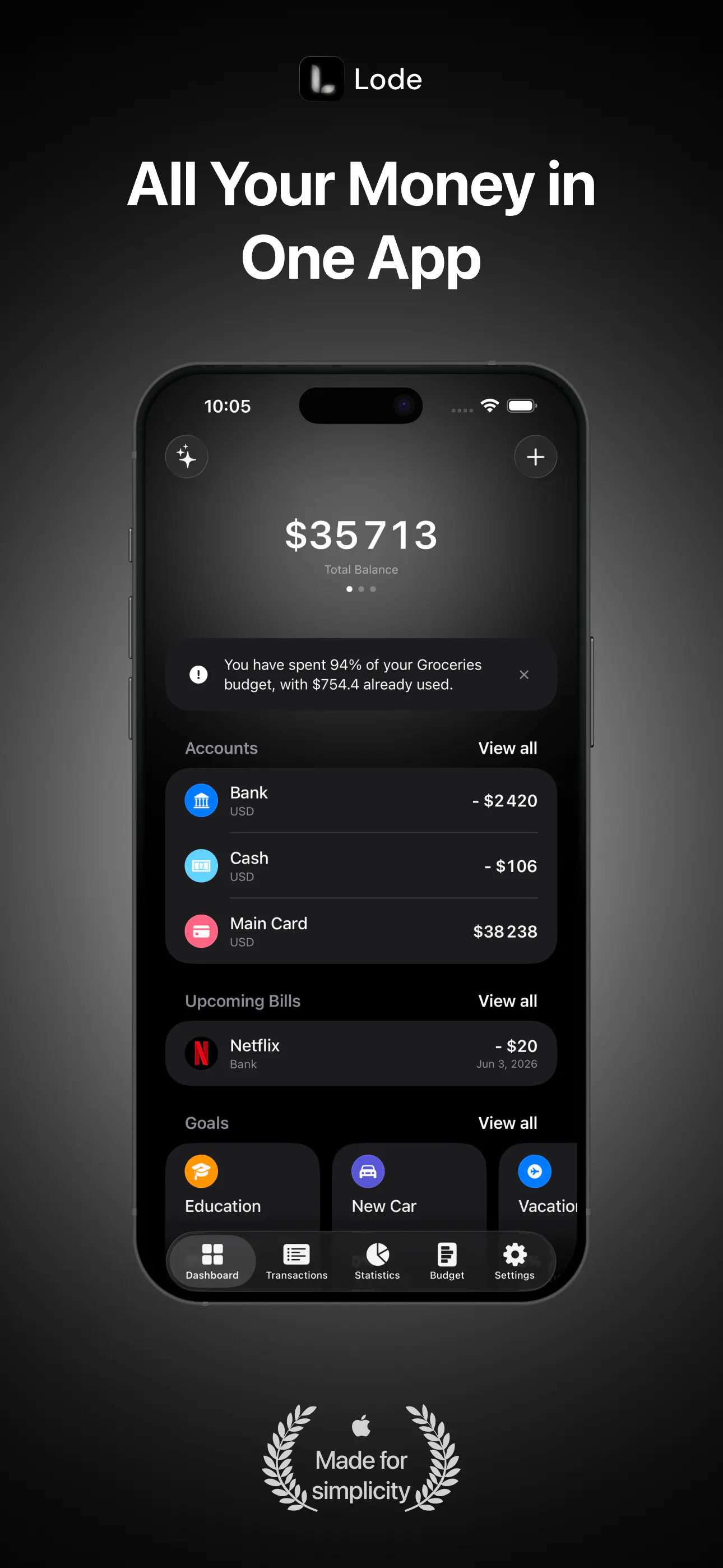 Lode – AI Expense Tracker gallery image