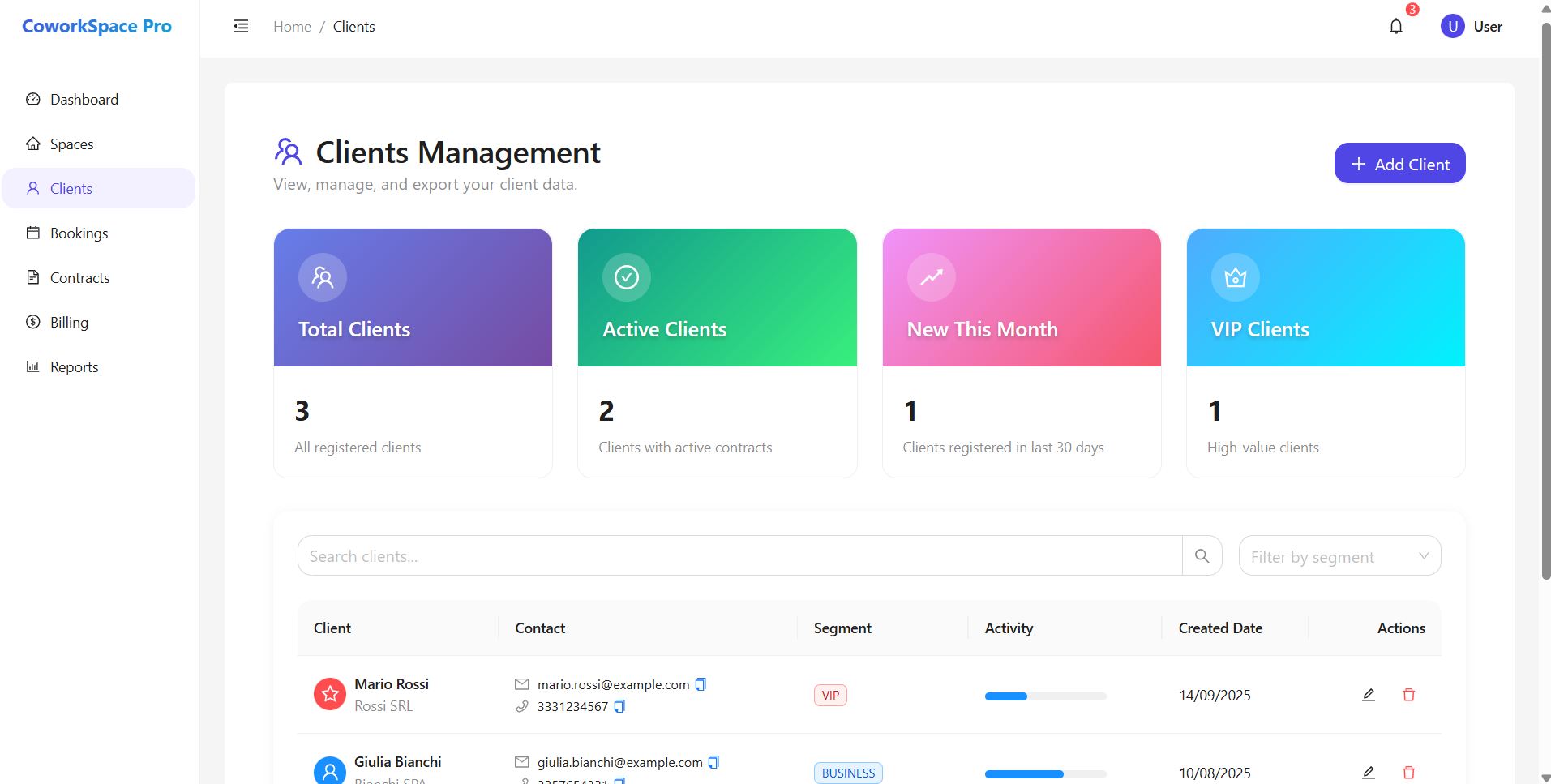 Média CowOrkSpace Manager Pro - L'avenir de la gestion de l'espace de coworking - démo à accès précoce 6