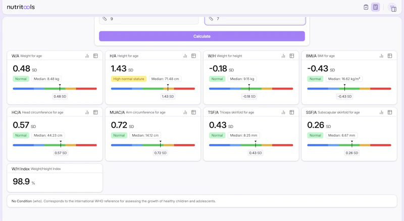 Nutritools screenshot 2