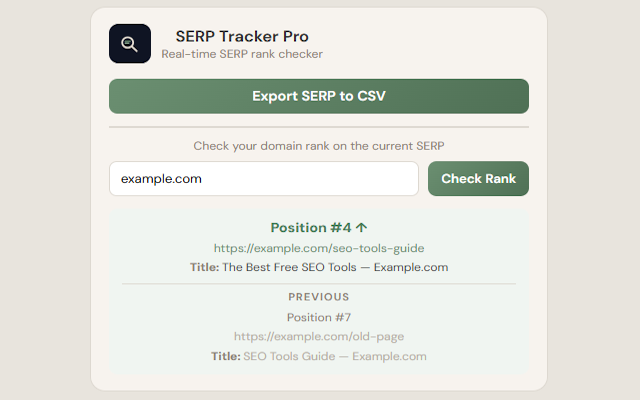 SERP Tracker Pro gallery image