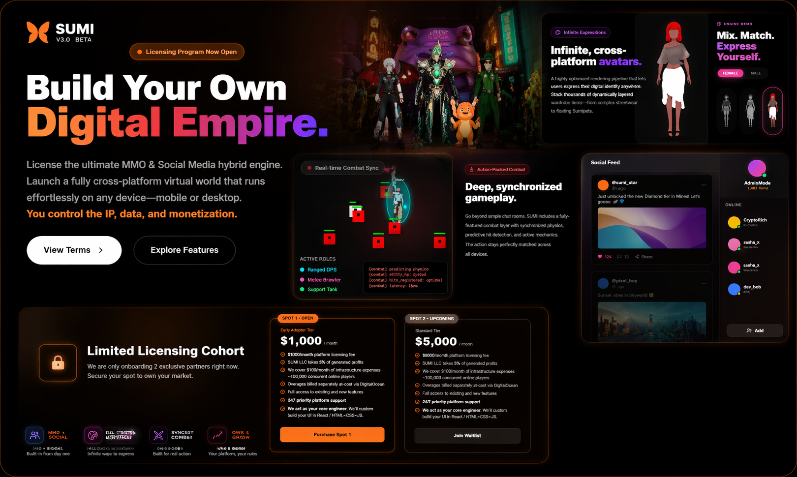 MMO + Social Engine gallery image