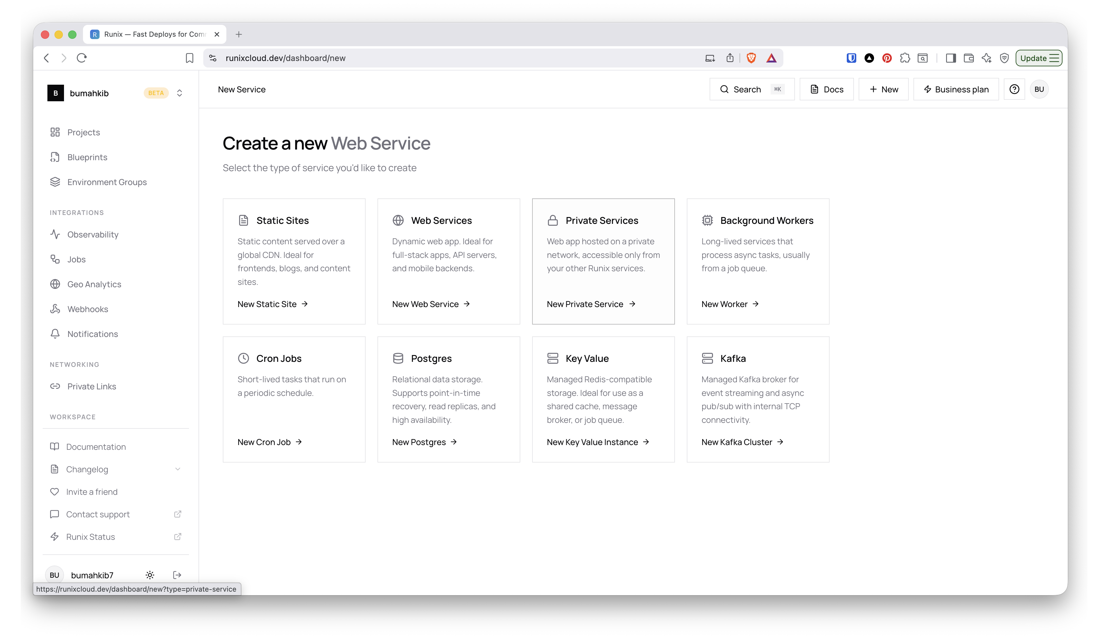 Runix - Main product screenshot demonstrating key features and user interface
