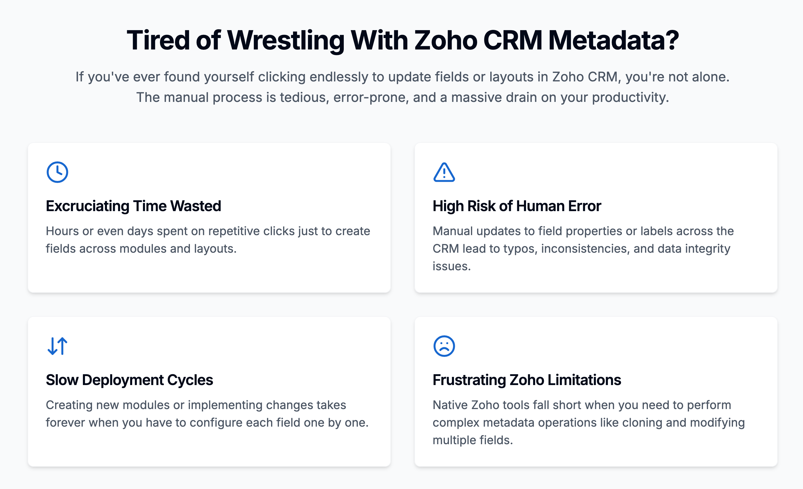 Média Metadata Toolkit pour Zoho CRM - Effectuer des opérations de métadonnées en vrac dans Zoho CRM 3