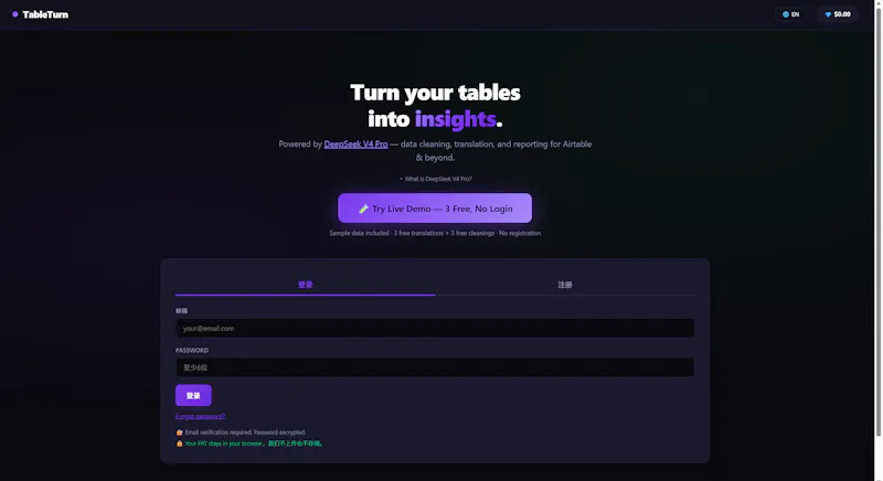 TableTurn screenshot 1
