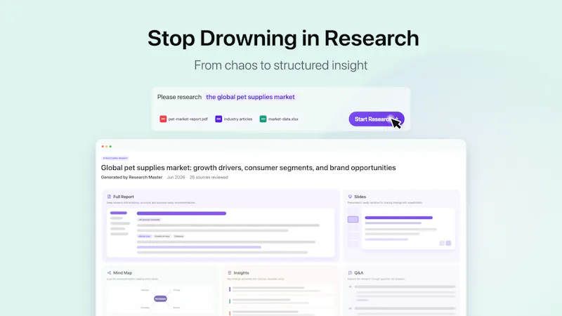 ResearchMaster AI screenshot 2