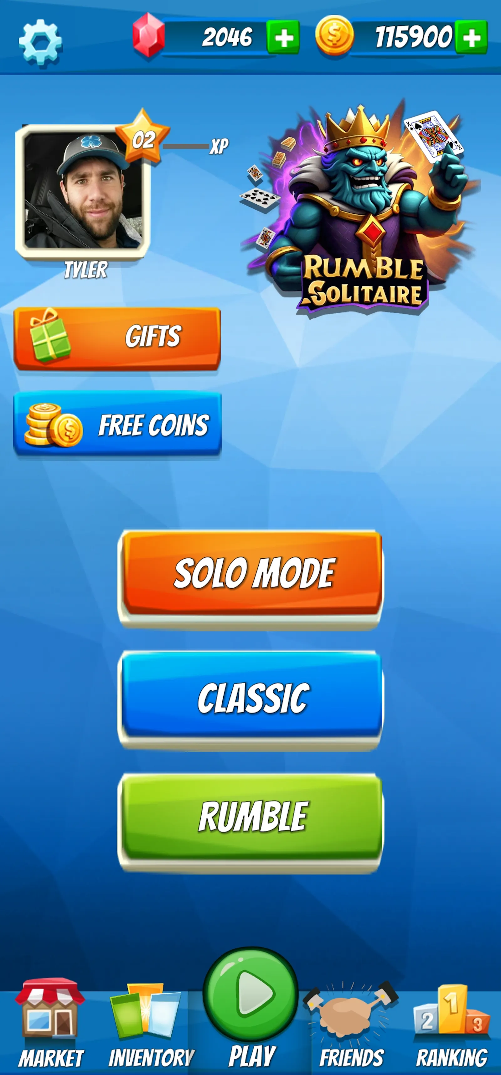 Rumble Solitaire screenshot 3
