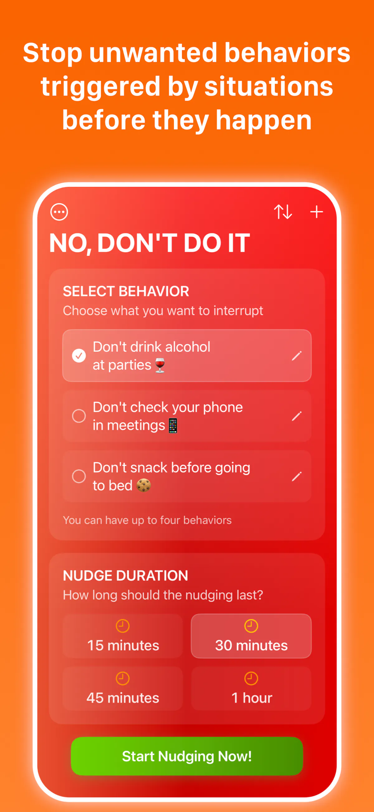No, Don't Do It app