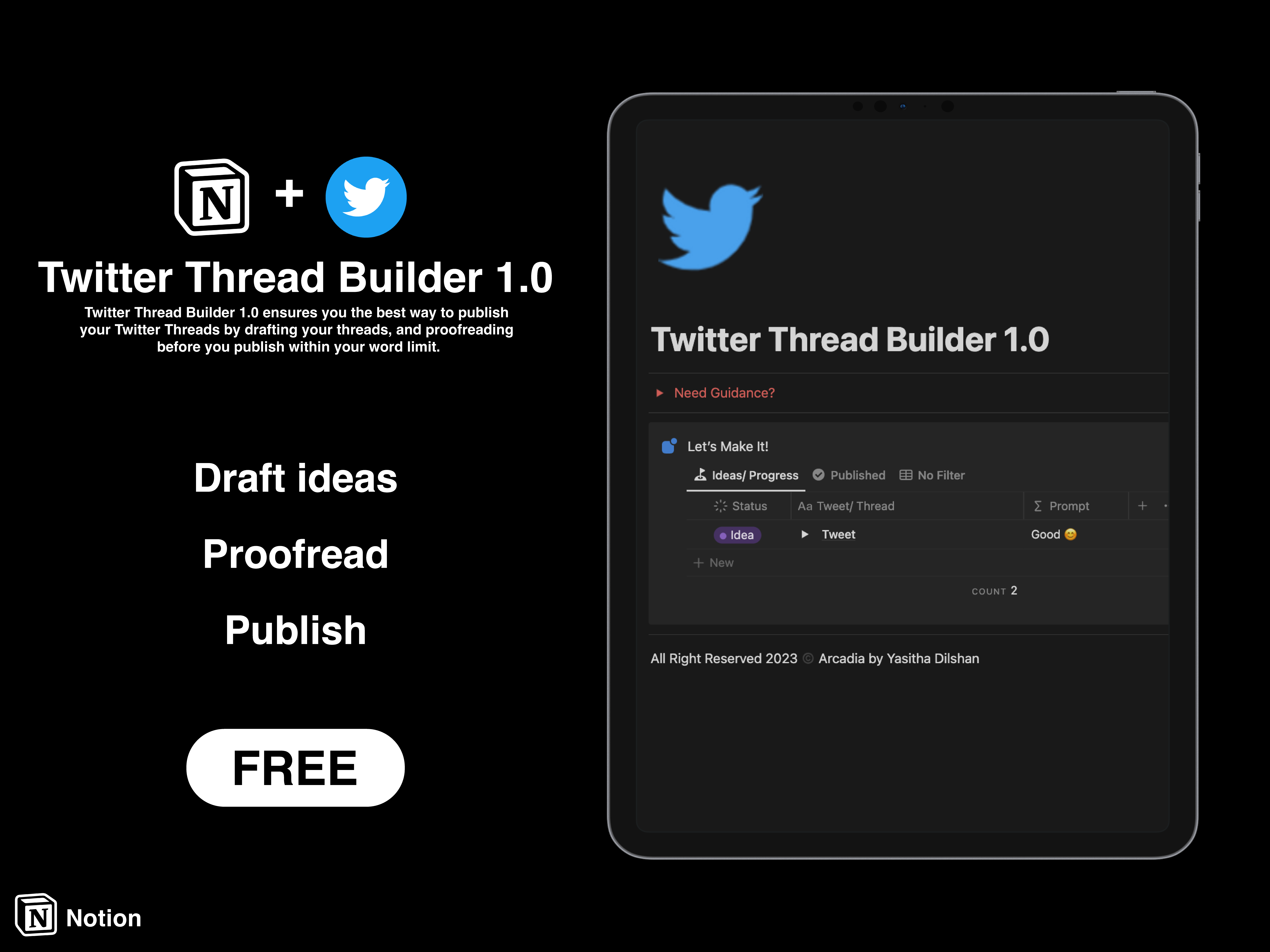 Twitter Thread Builder 1.0