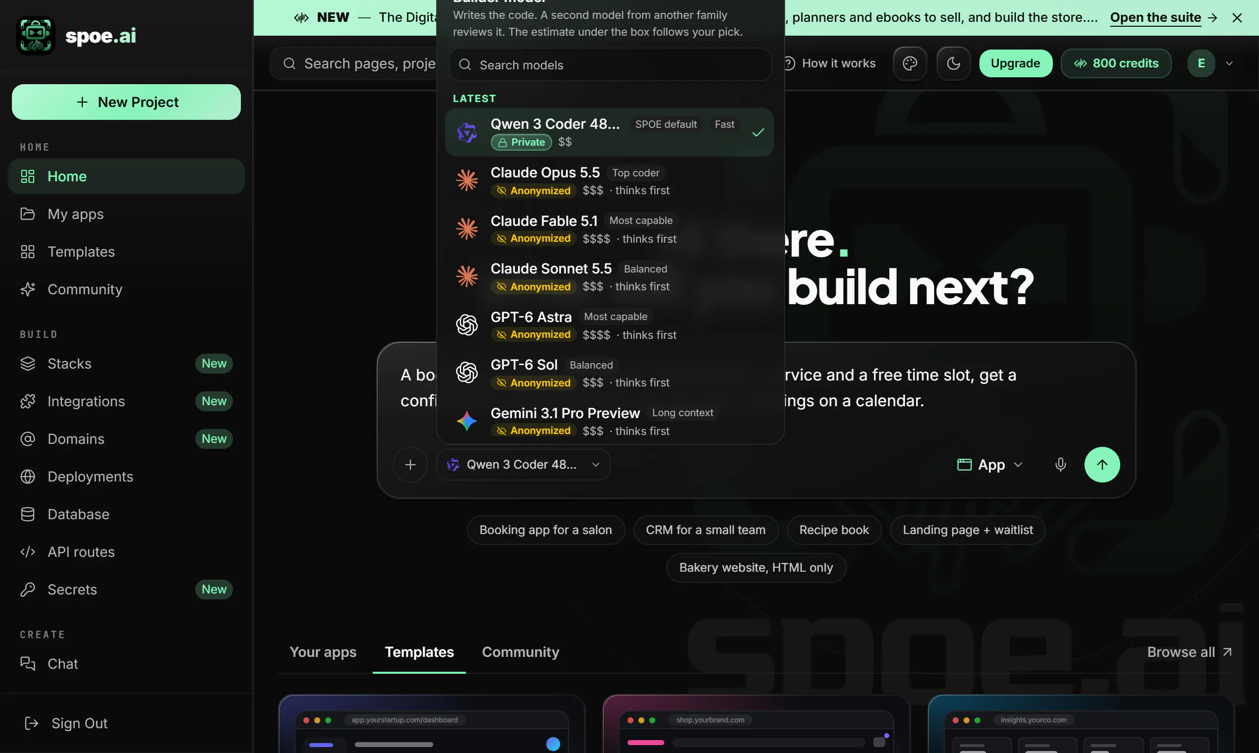 SPOE | Private Vibe Coding AI  gallery image