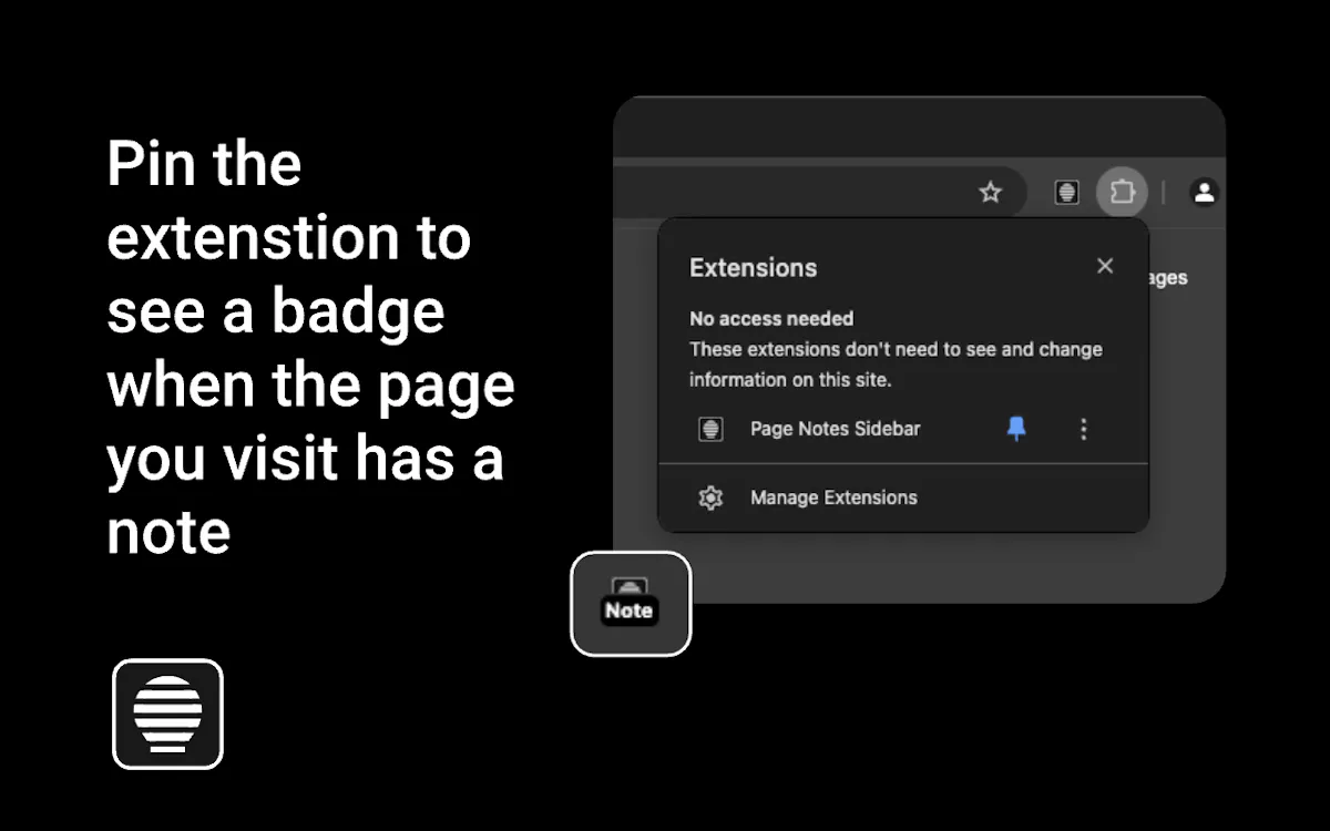 Page Notes Sidebar