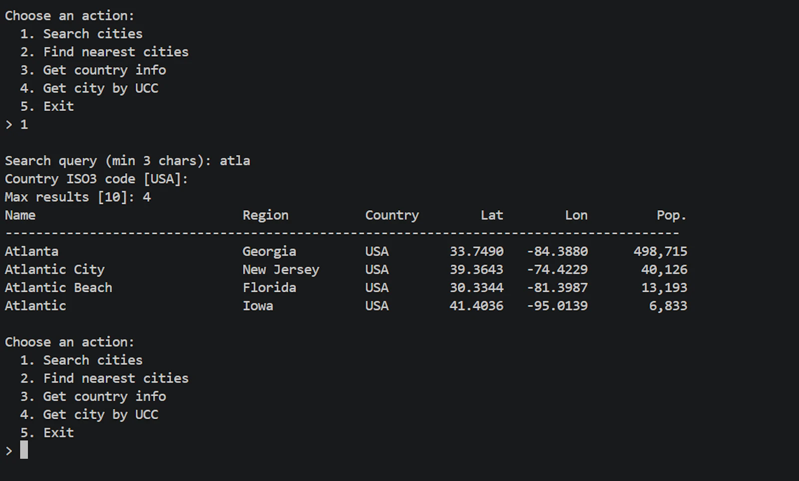 Tova APIs screenshot 3