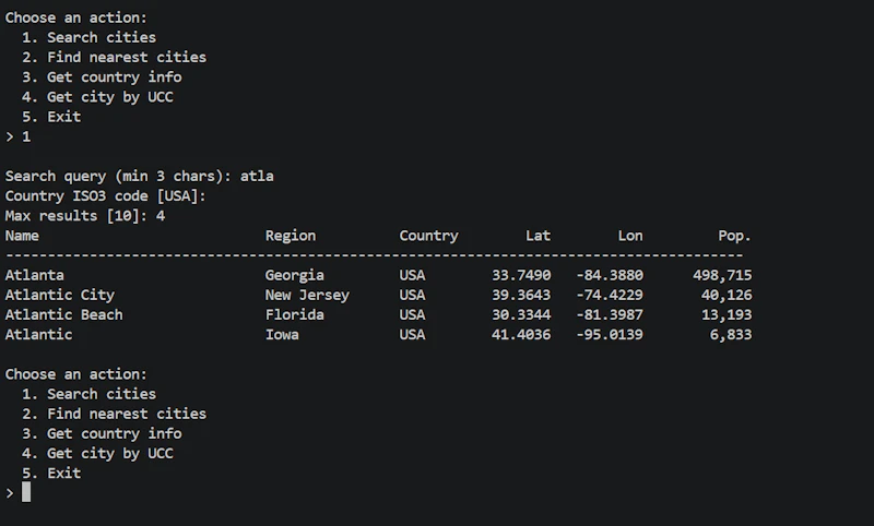 Tova APIs screenshot 3