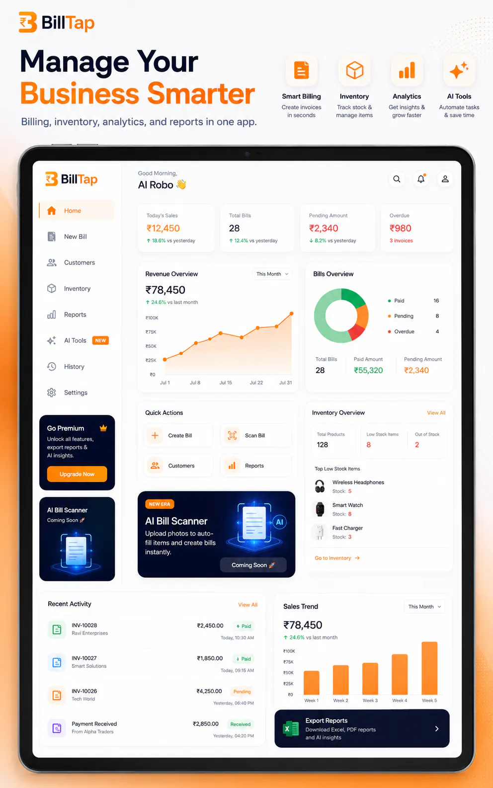 Bill Tap: VAT Invoice & Billing gallery image