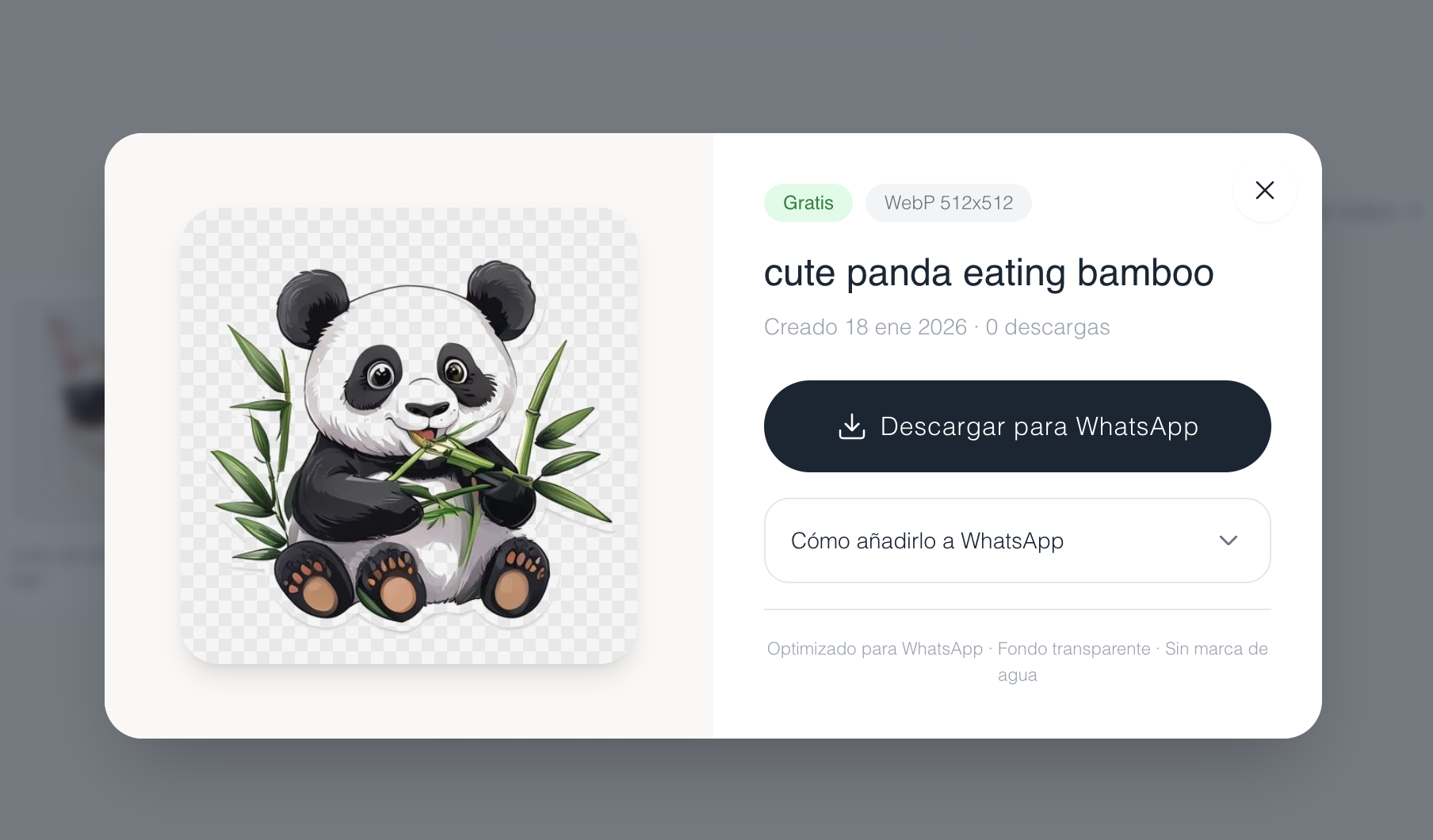 StickerAI - Screenshot 2 showing product features and functionality