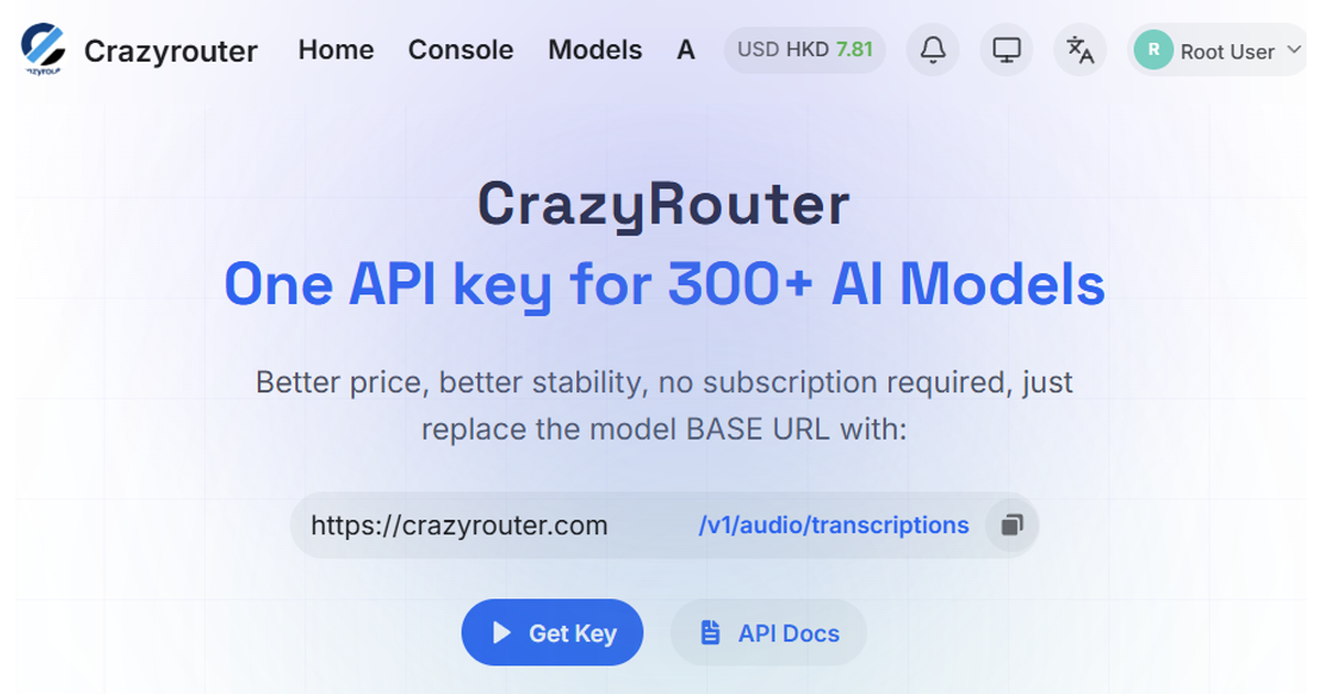 Crazyrouter - Main product screenshot demonstrating key features and user interface