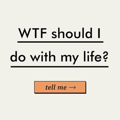WTF should I do with my life? logo