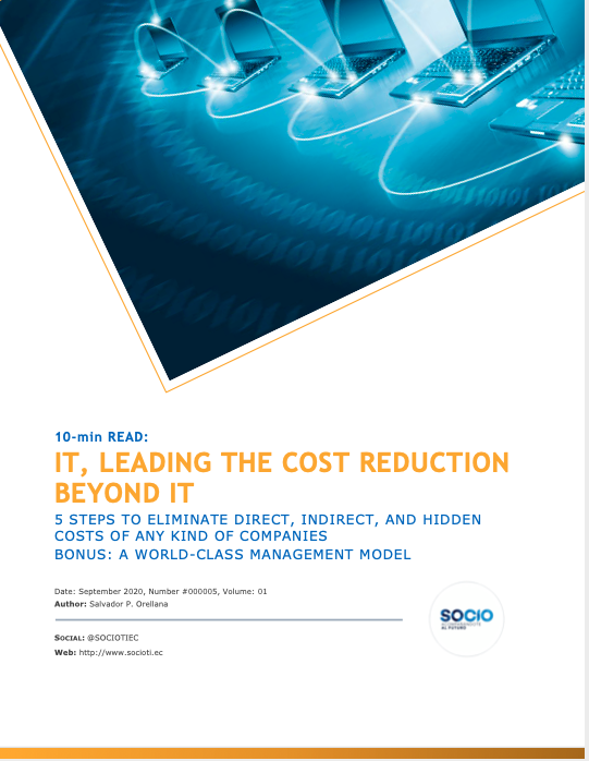 IT, LEADING THE COST REDUCTION BEYOND IT