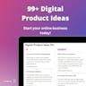 99+ Digital Product Ideas