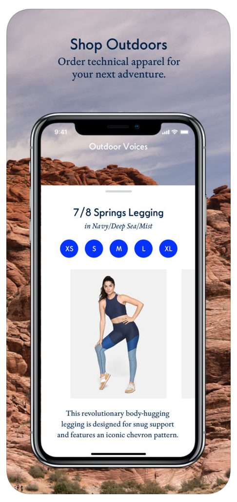 Outdoor Voices Launches Running Collection With AR Trail Shop App