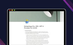 DesignSaga: GPT-4 UX Prompts media 2