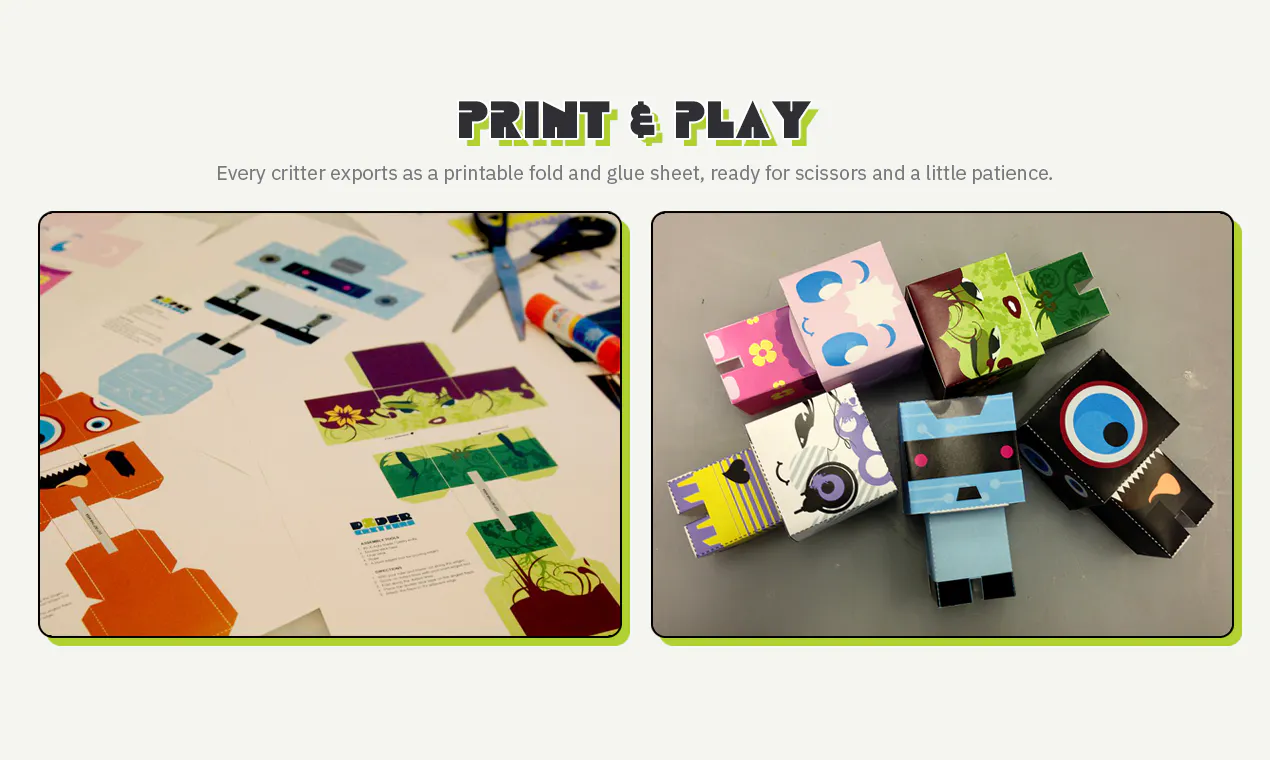 Paper Critters screenshot 2