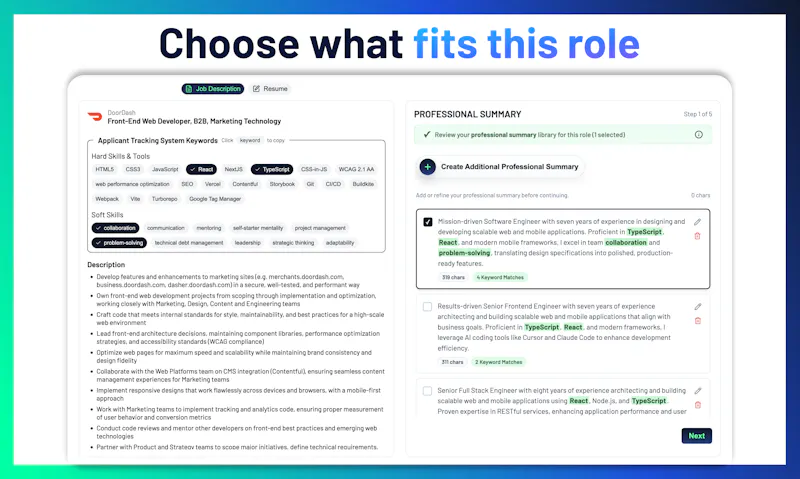 JobTailor screenshot 3