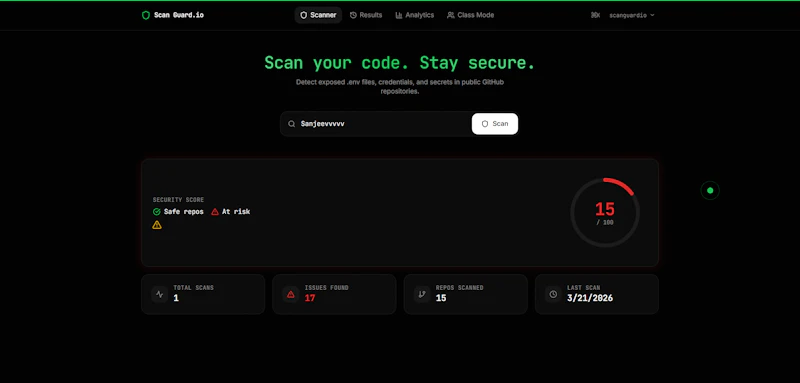 Scan Guard.io screenshot 2