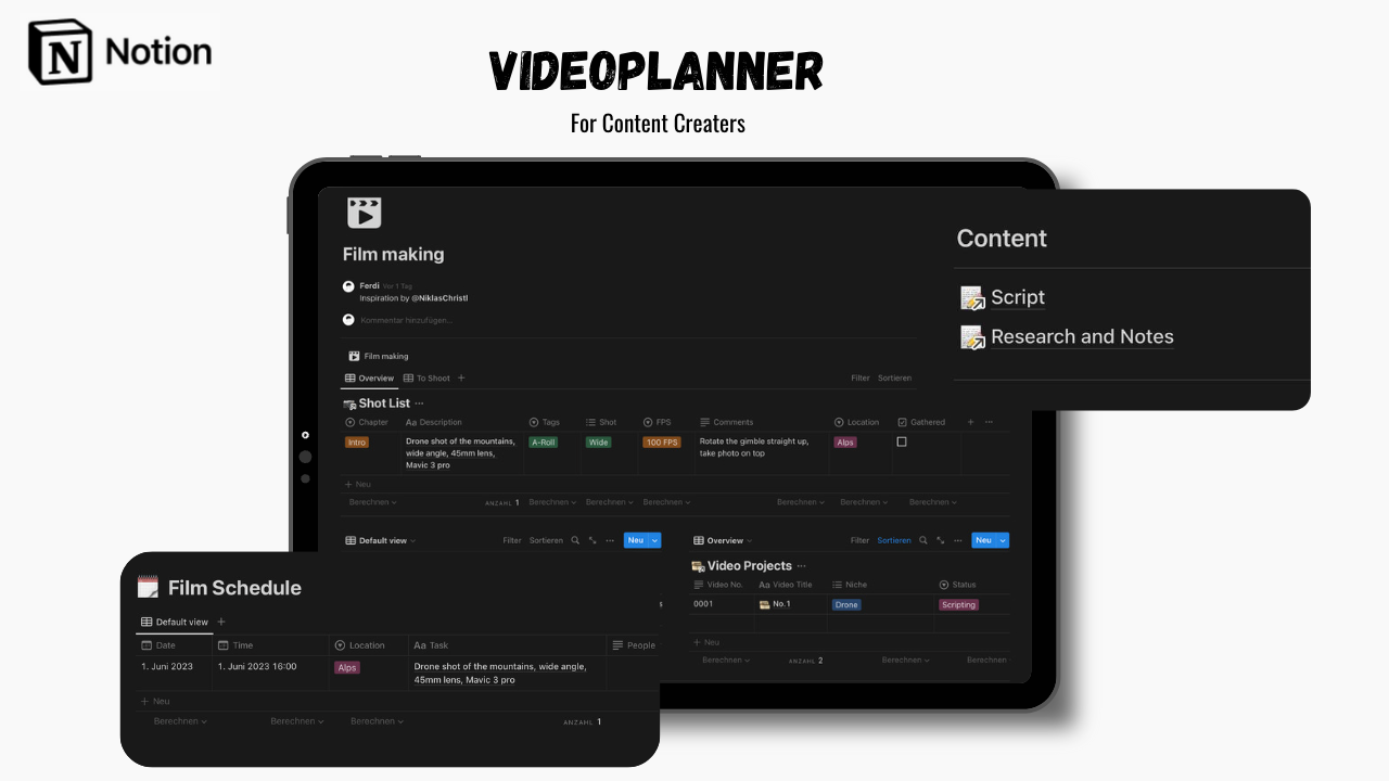 Creator's Video Planner logo