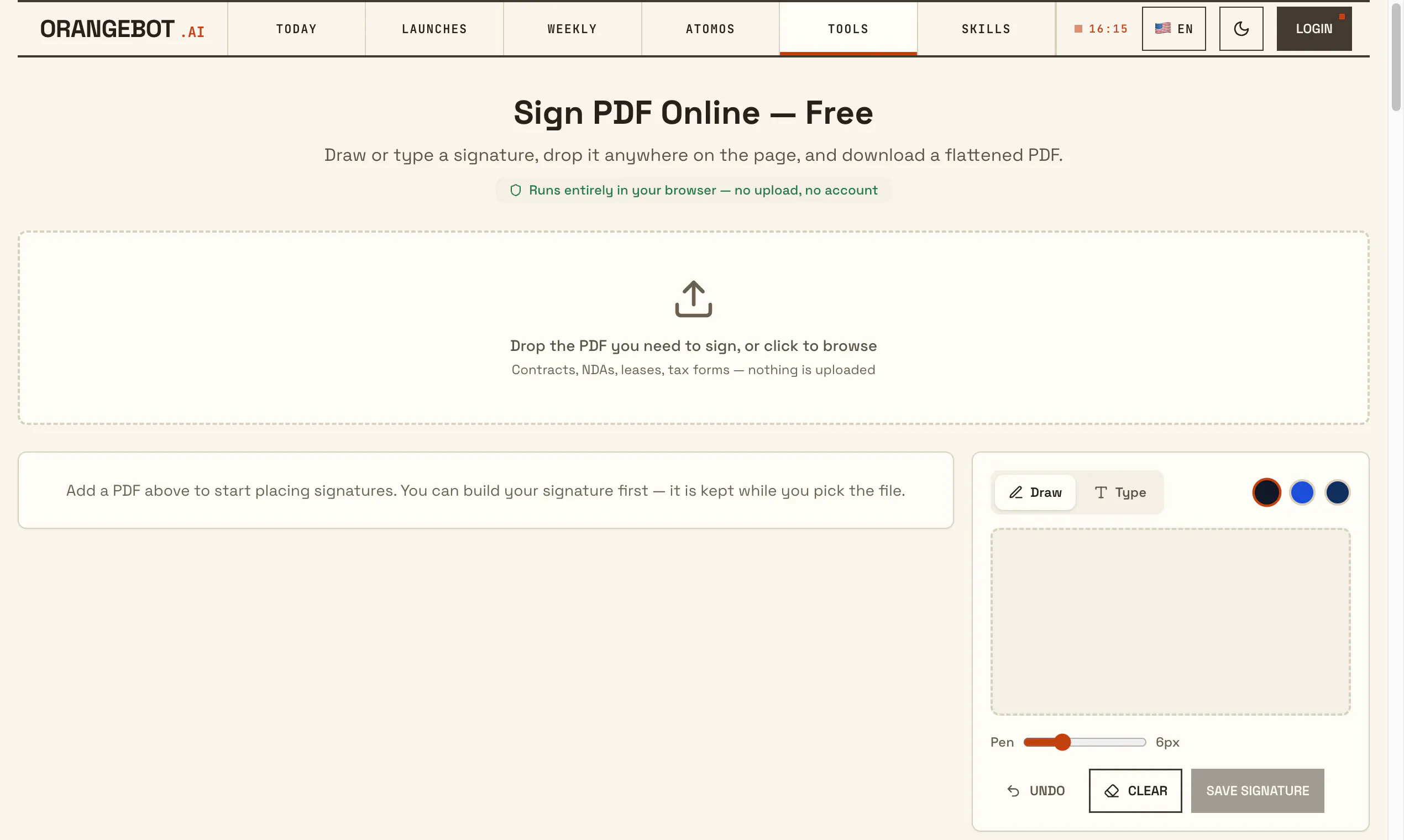 Sign PDF by OrangeBot gallery image