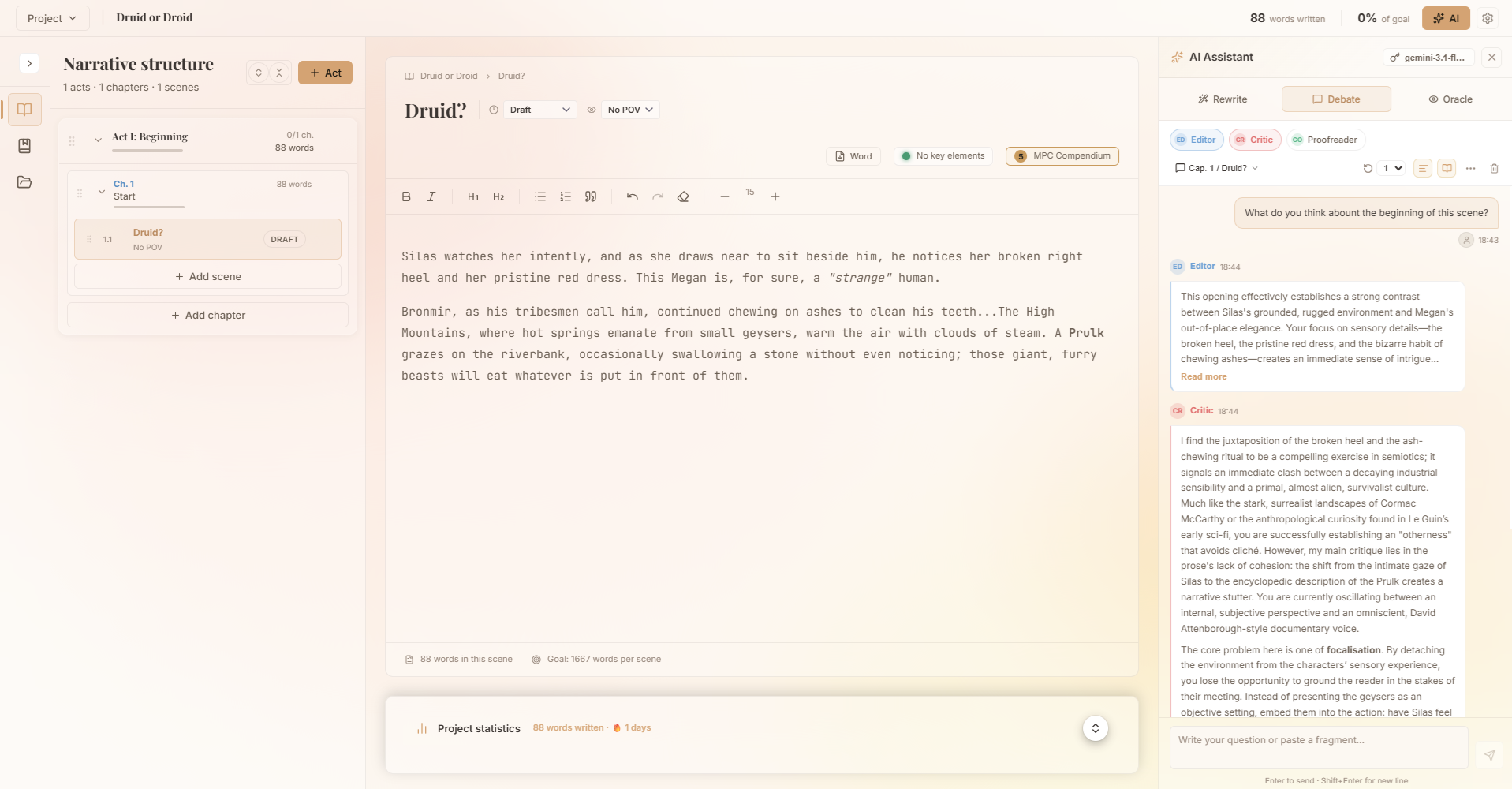 LoneWriter gallery image