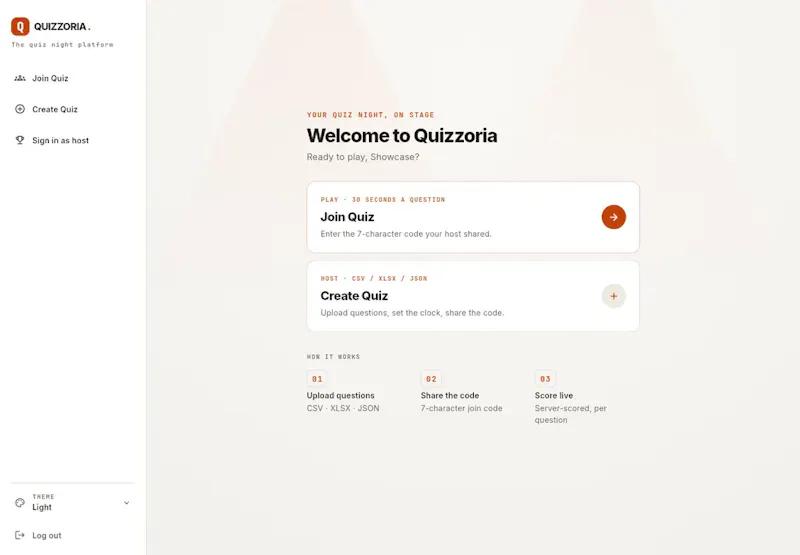Quizzoria screenshot 1