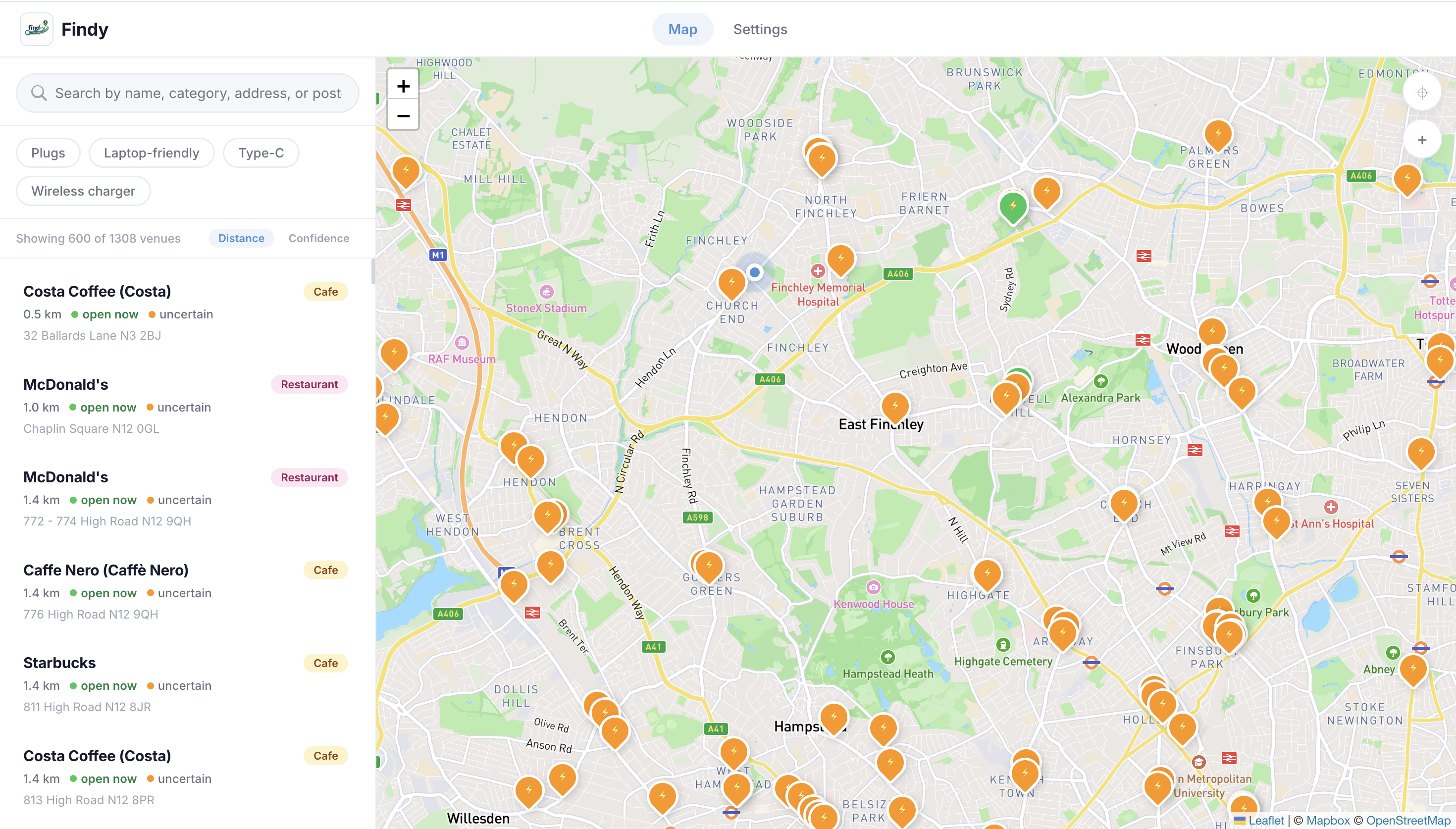 Findy - Screenshot 2 showing product features and functionality
