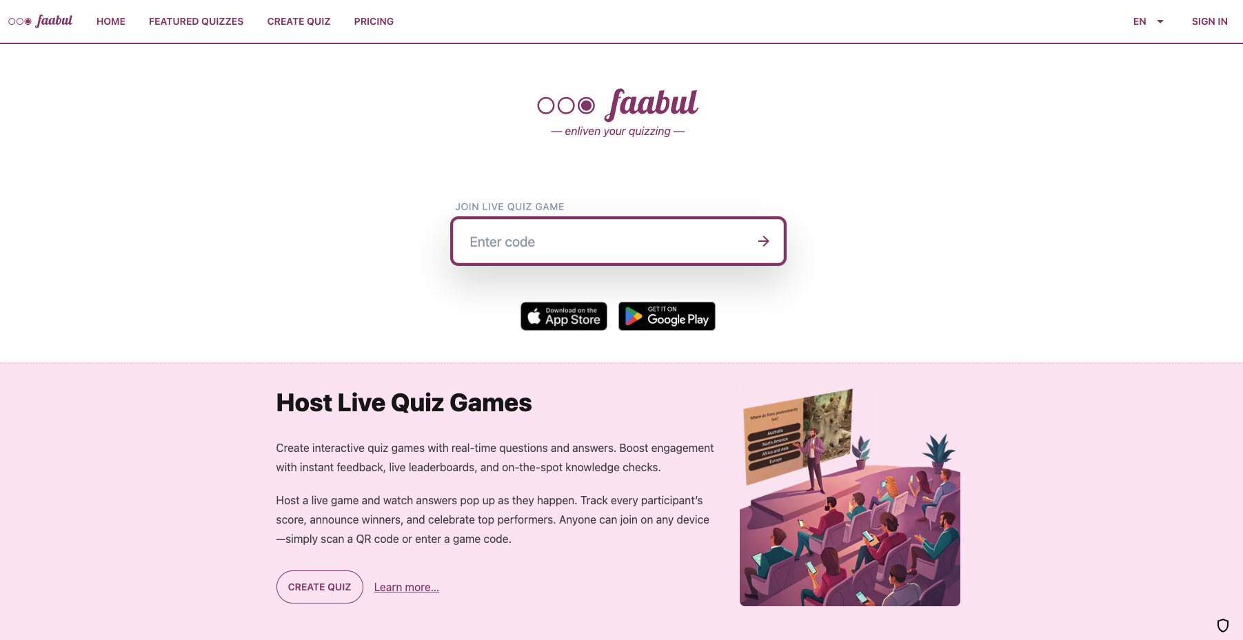 Faabul: Live Interactive Quizzes & Tests media 3