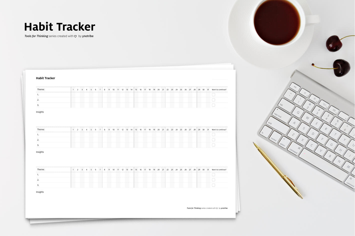 No-Nonsense Habit Tracker