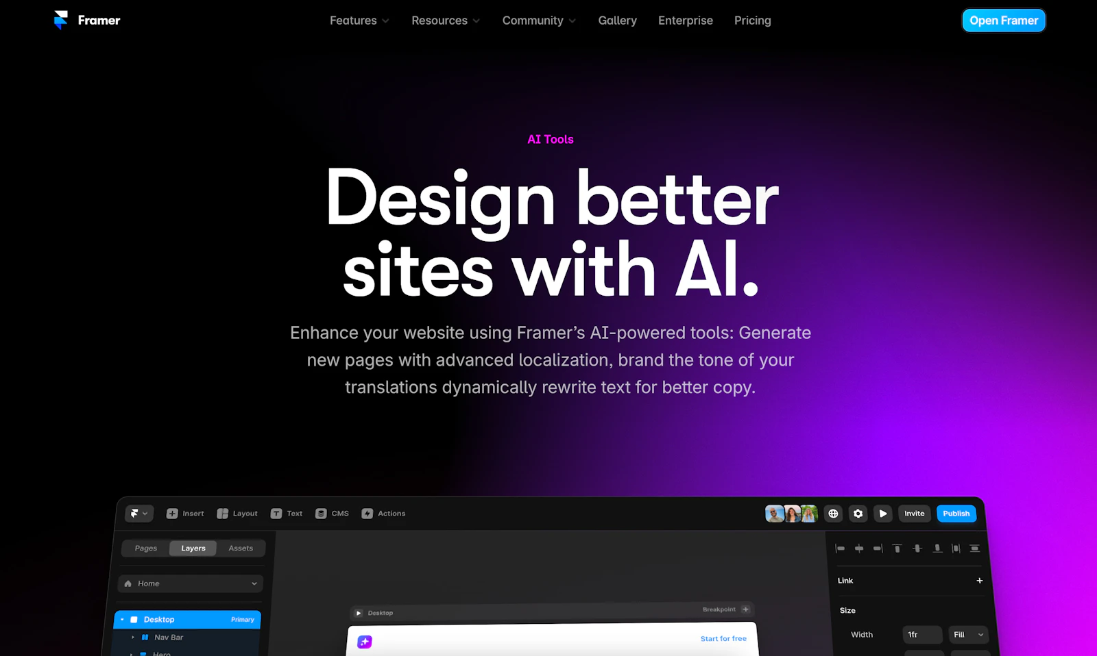 Framer AI screenshot 6