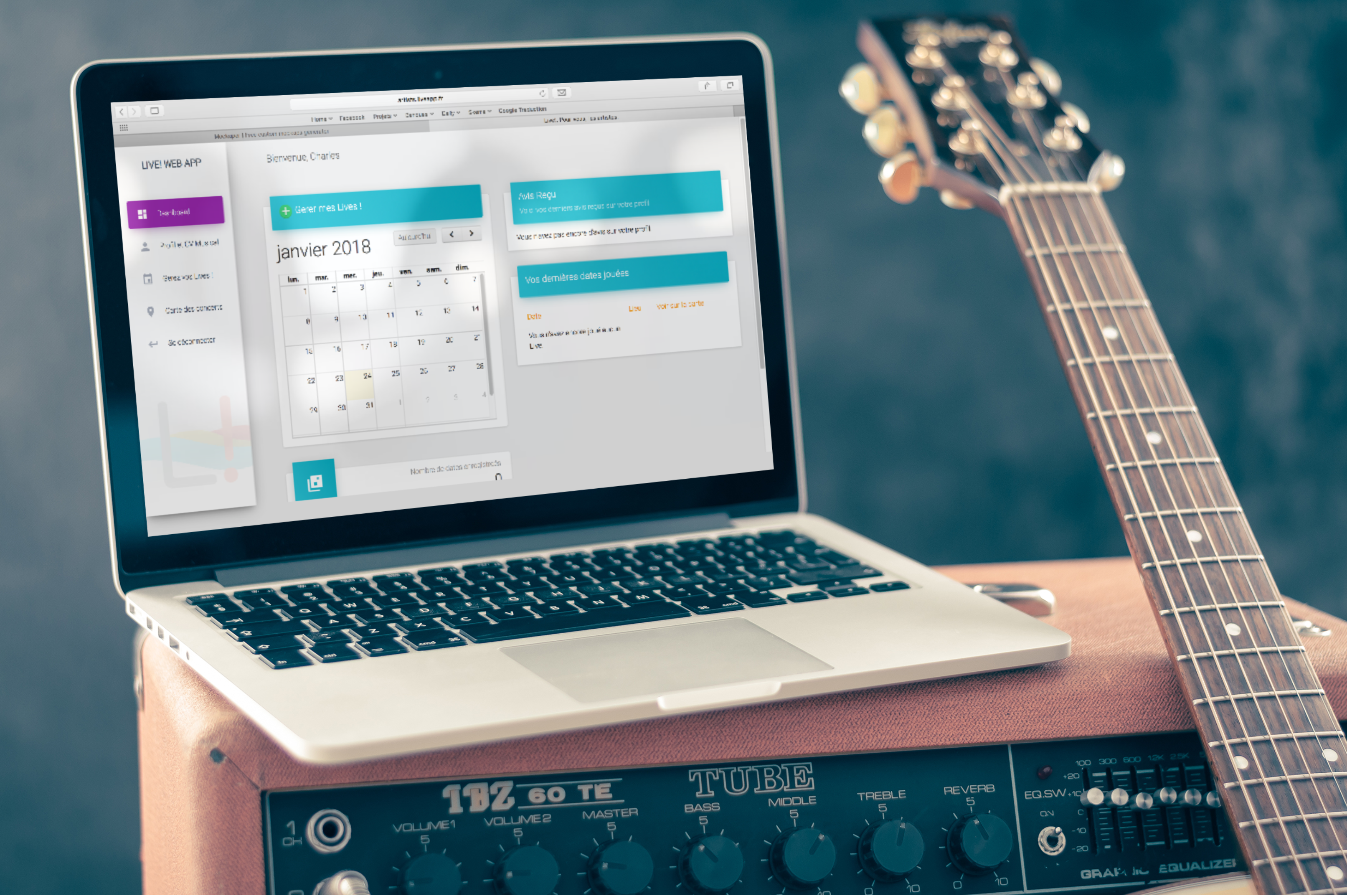 Artistz.io / Web app for artist gallery image