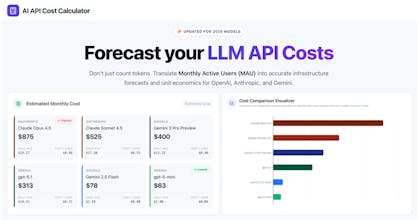 AI API Cost Calculator gallery image