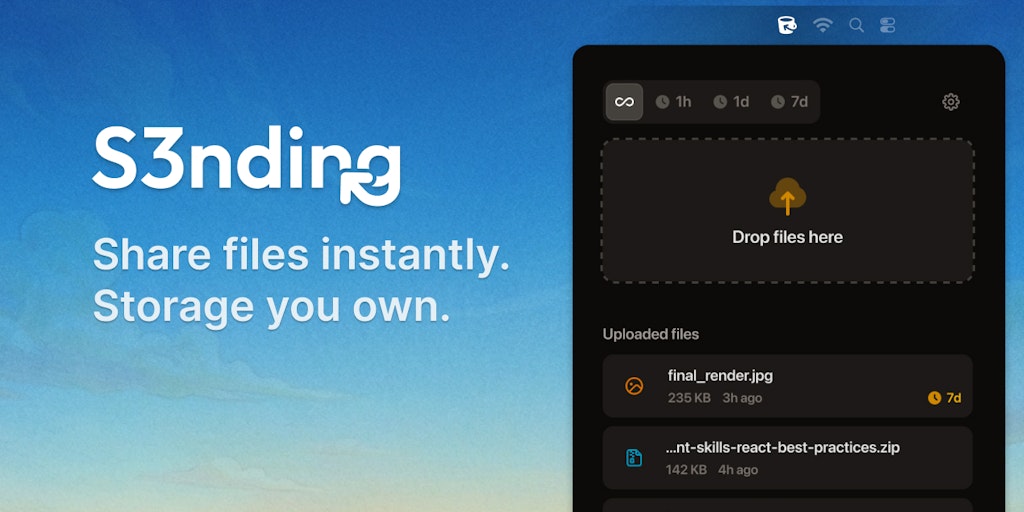 S3nding: S3 Depolamanı Hızlı Bir Paylaşım Merkezine Dönüştür!