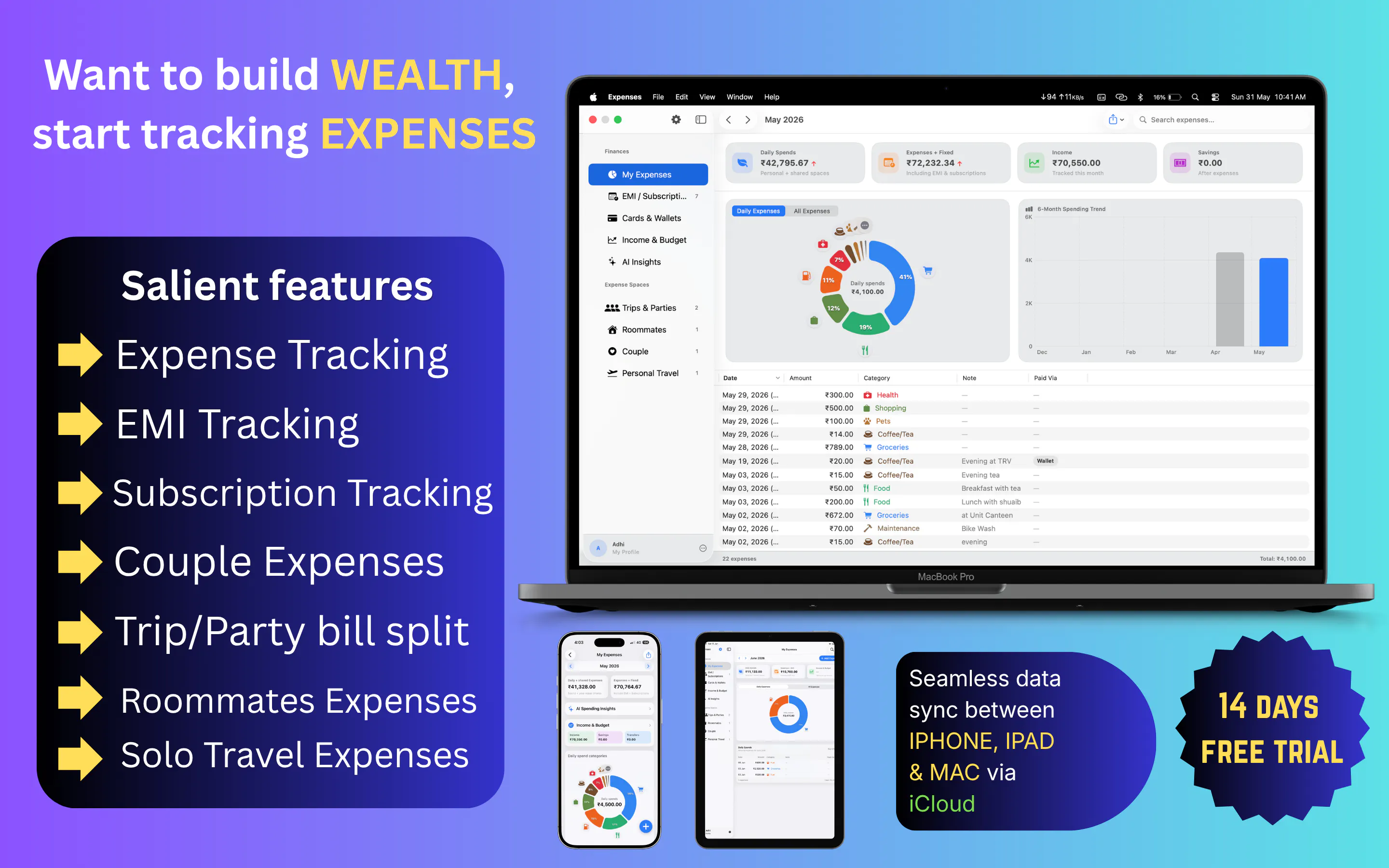 Expenses: Bill & Trip Splitter gallery image