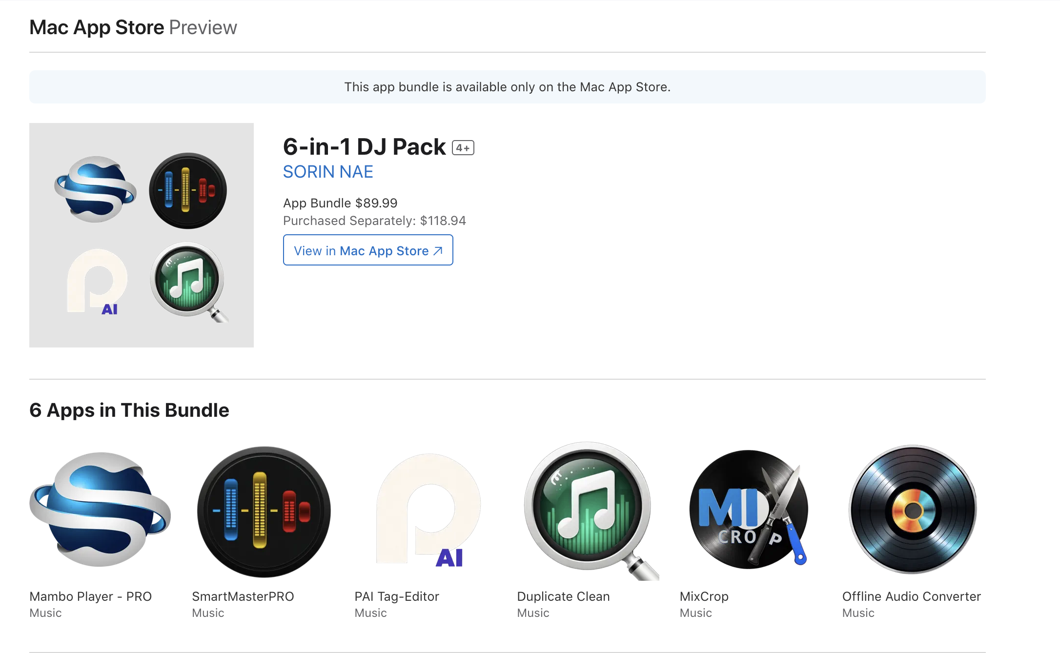 6-in-1 DJ Pack for Mac