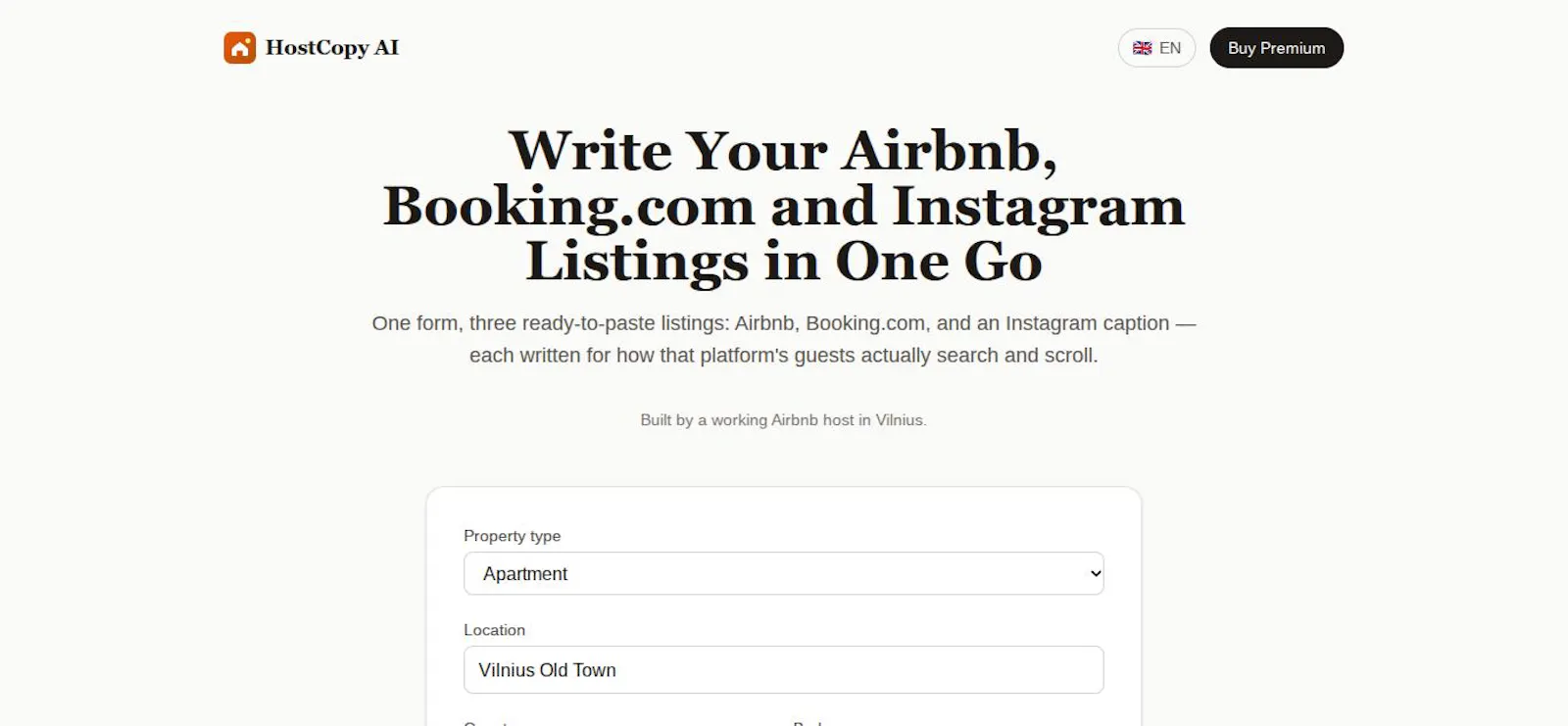 HostCopy AI screenshot 1
