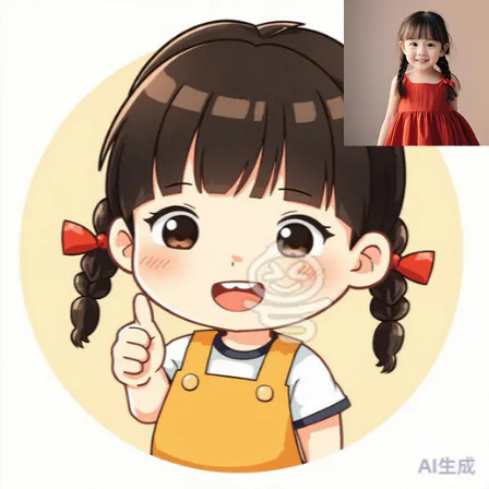 Real Photo to Cartoon Logo Avatar gallery image