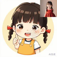Real Photo to Cartoon Logo Avatar gallery image