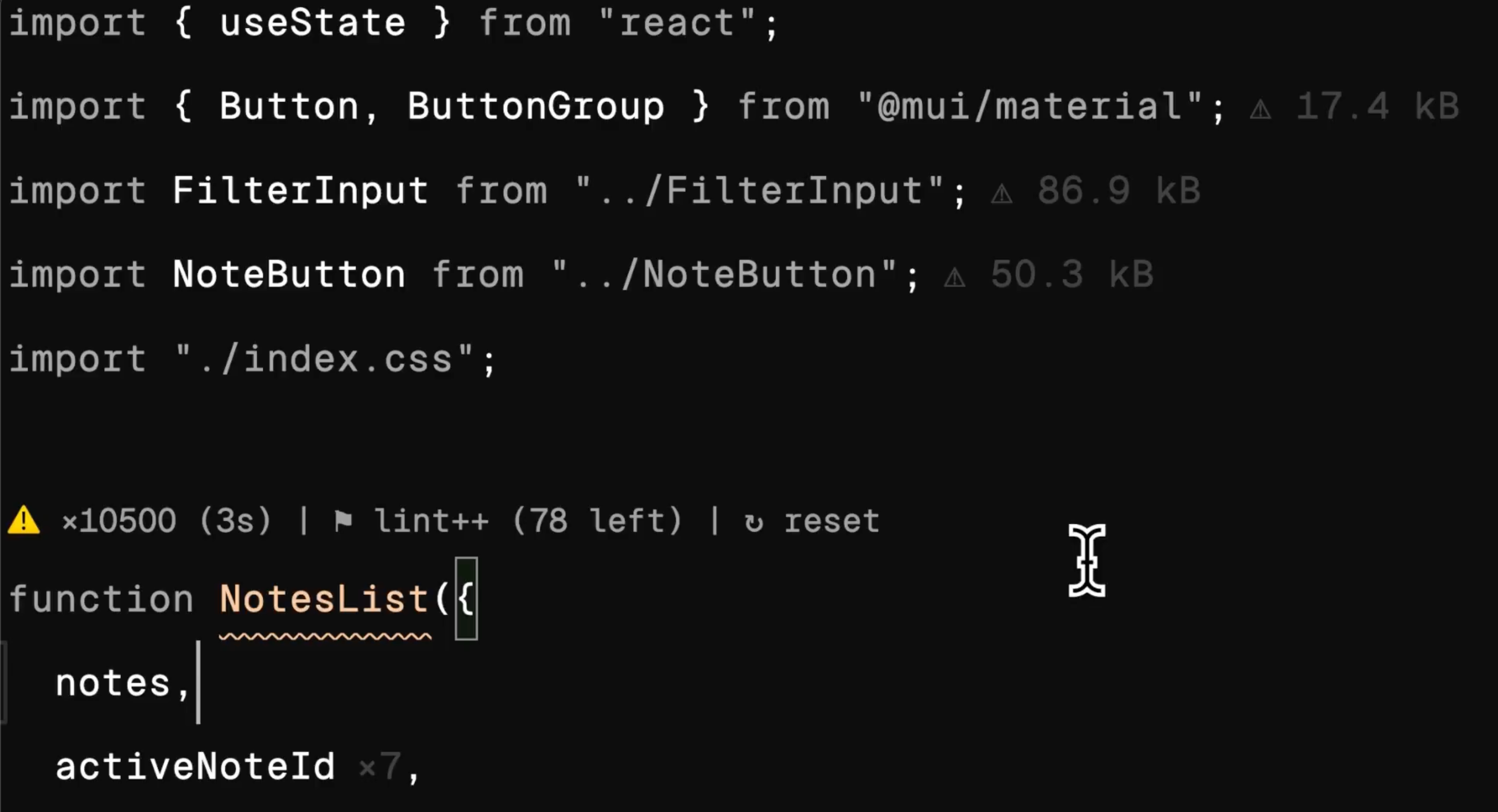 Million Lint - Identificeer en repareer langzame code - Grammatica voor prestaties media 4
