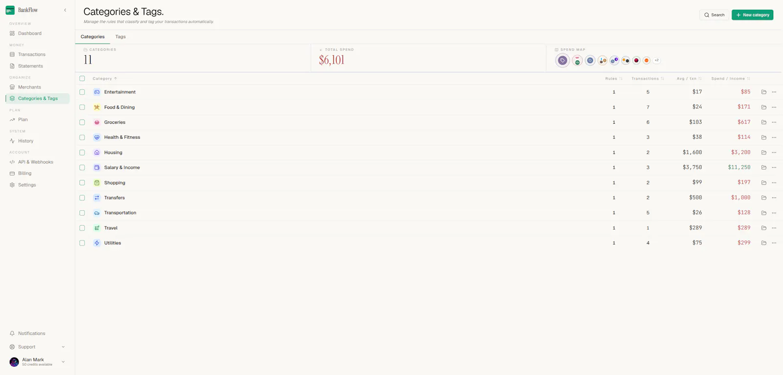 Bankflow screenshot 6