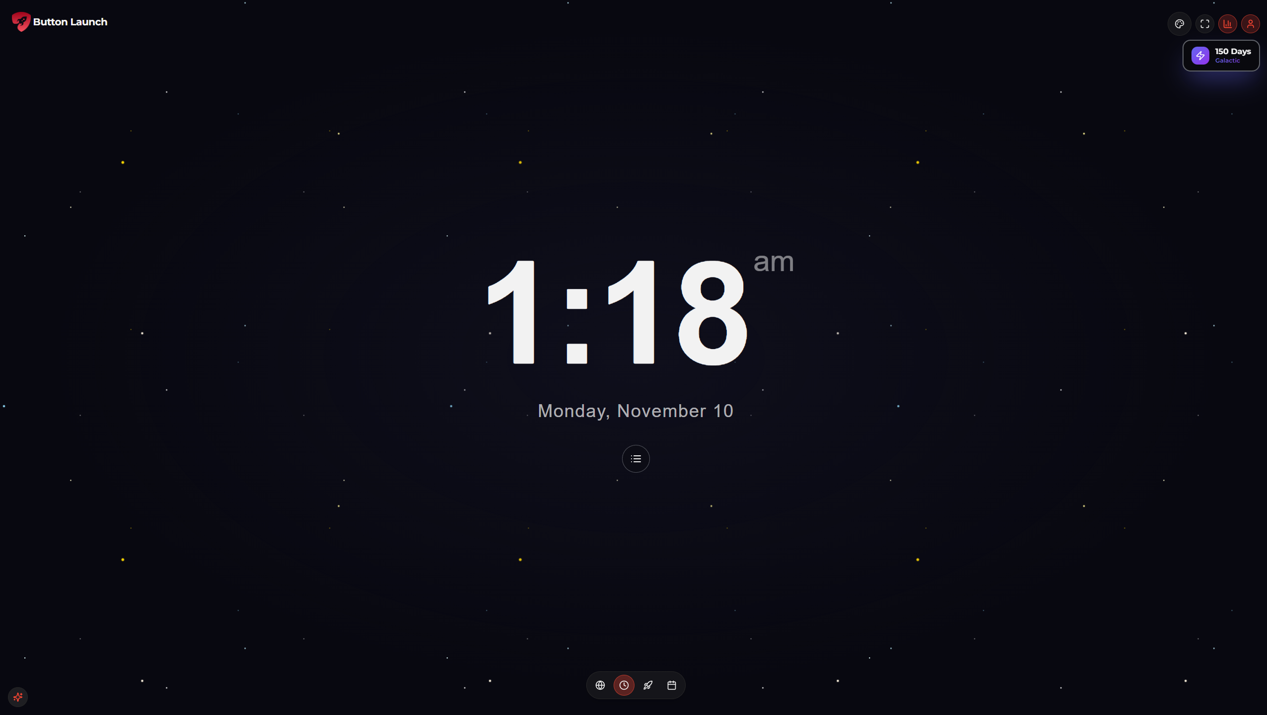 Button Launch - Main screenshot showing features and interface